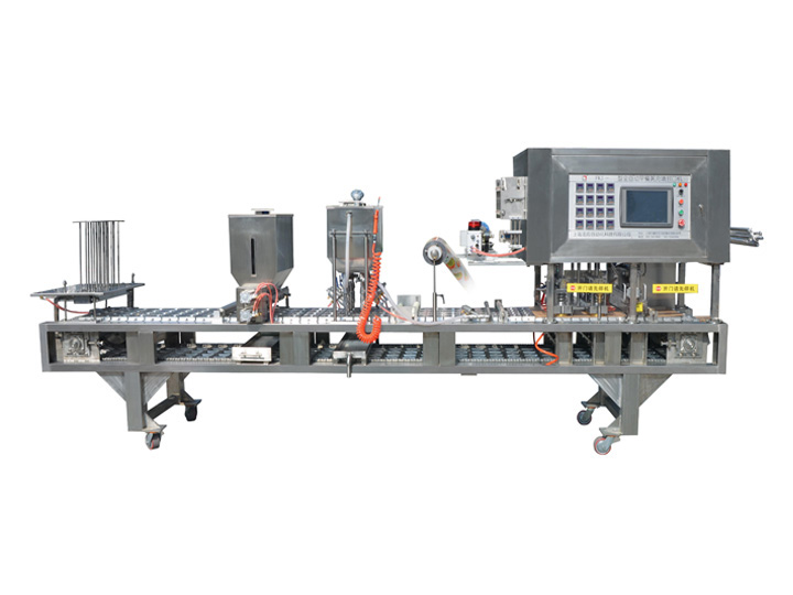 杯裝果凍敢於挑戰、布丁灌裝封口機