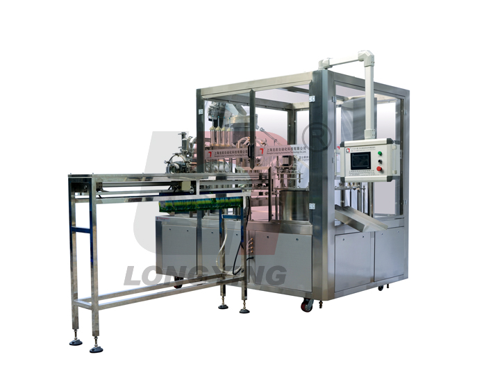 全自動(dòng)給袋式灌裝封口機(jī)